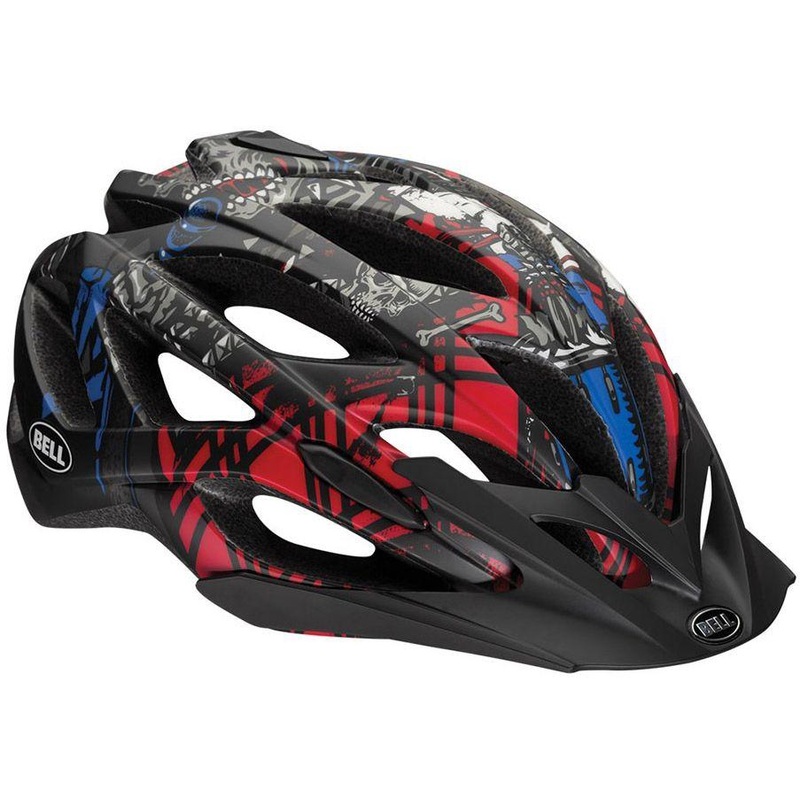 Bell Sequence MTB Helmet – Matt Red-Blue Jimbo