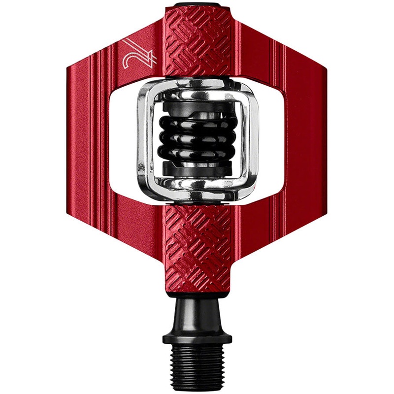 Crankbrothers Candy 2 Pedals – Dual Sided Clipless Aluminum 9/16″ Red
