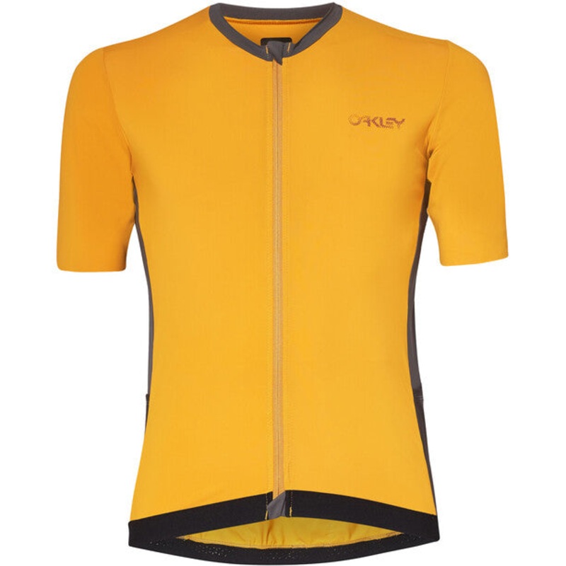 Oakley Point to Point Short Sleeve Jersey – Amber Yellow – 2022