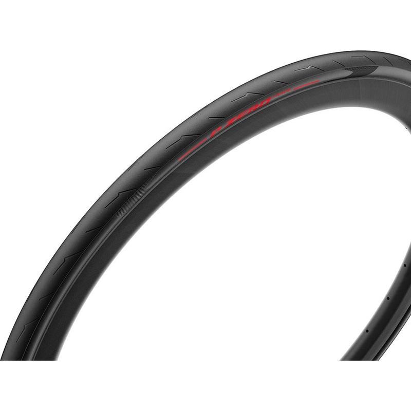 Pirelli PZero Race, Road Tire, 700x26C, Folding, Clincher, SmartEVO, TechBELT, 127TPI, Red, Made in Italy