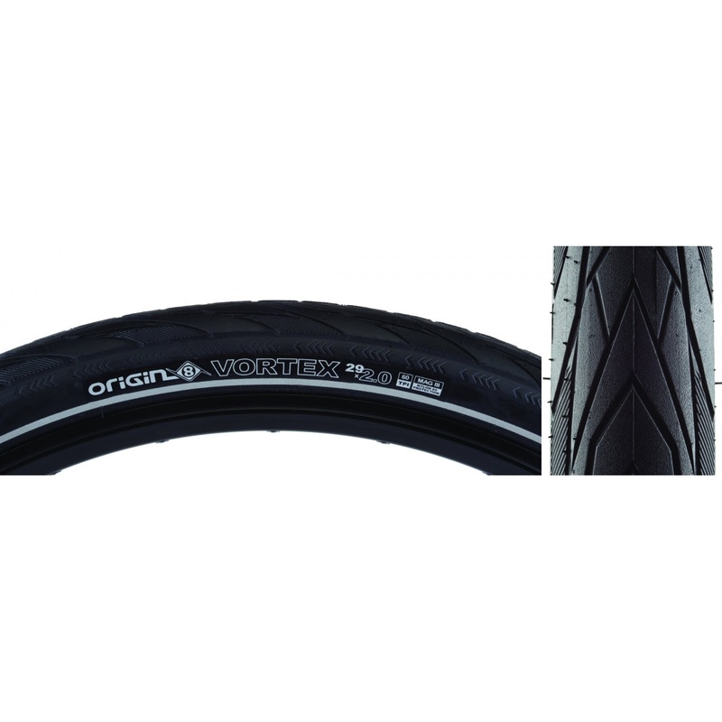Tire Origin8 Vortex 29X2.00 Wire Belt Black/Bk/Ref