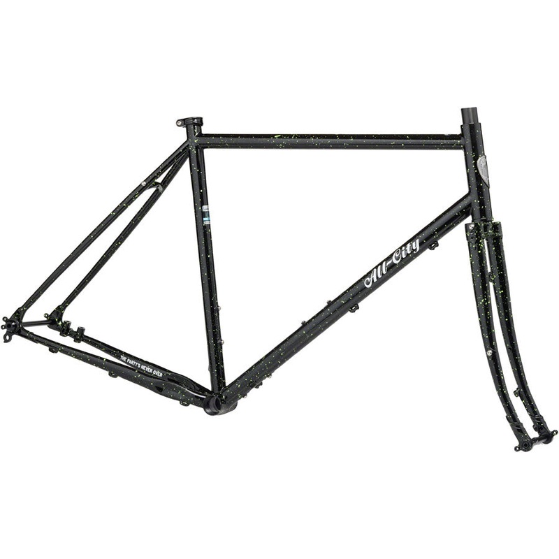 All-City Gorilla Monsoon Frameset – 650b/700c Steel Slimer Lime 46cm