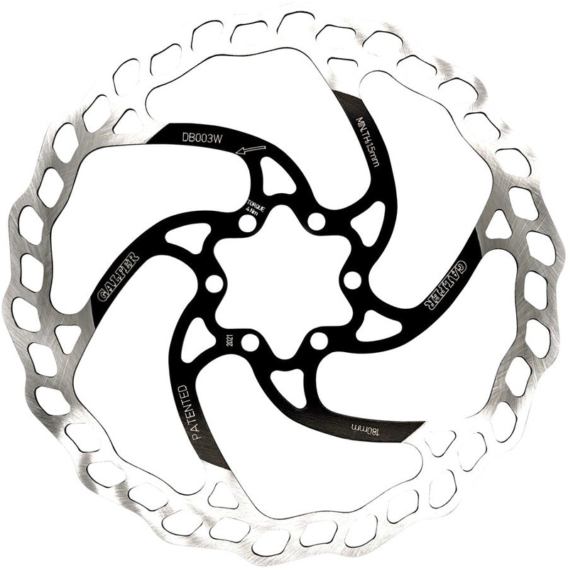 Galfer MTB Disc Brake Rotor – 180mm 6-Bolt 1.8mm