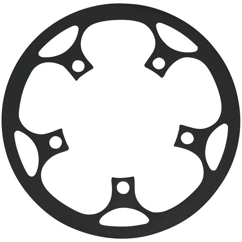 Samox BG22 Chainring Guard/Guide – For 36-46t 110 BCD Aluminum Black