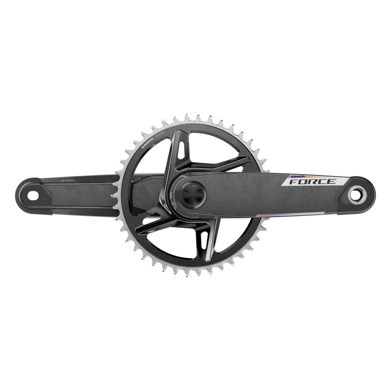 SRAM Force 1x XPLR AXS Power Meter Wide Crankset – 175mm 12/13-Speed 42t 8-Bolt Direct Mount DUB PM Spindle Carbon E1