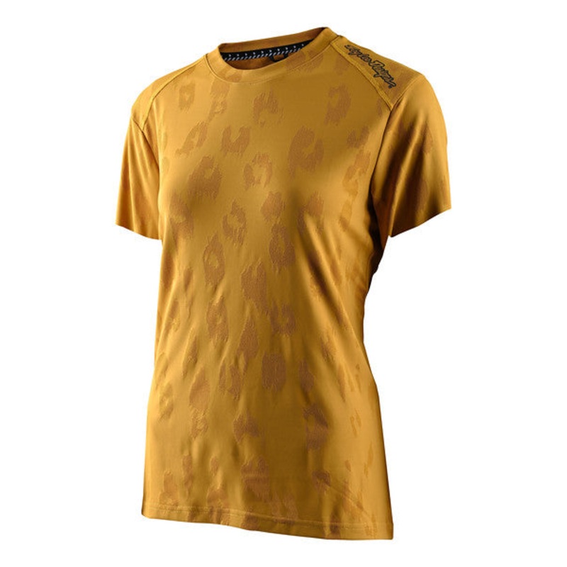 Troy Lee Designs Lilium Short Sleeve MTB Jersey – Womens – Jacquard – Honey