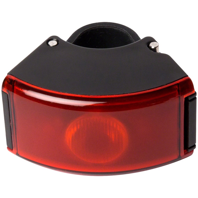 Bookman Curve Taillight – Rechargable, Black/Black