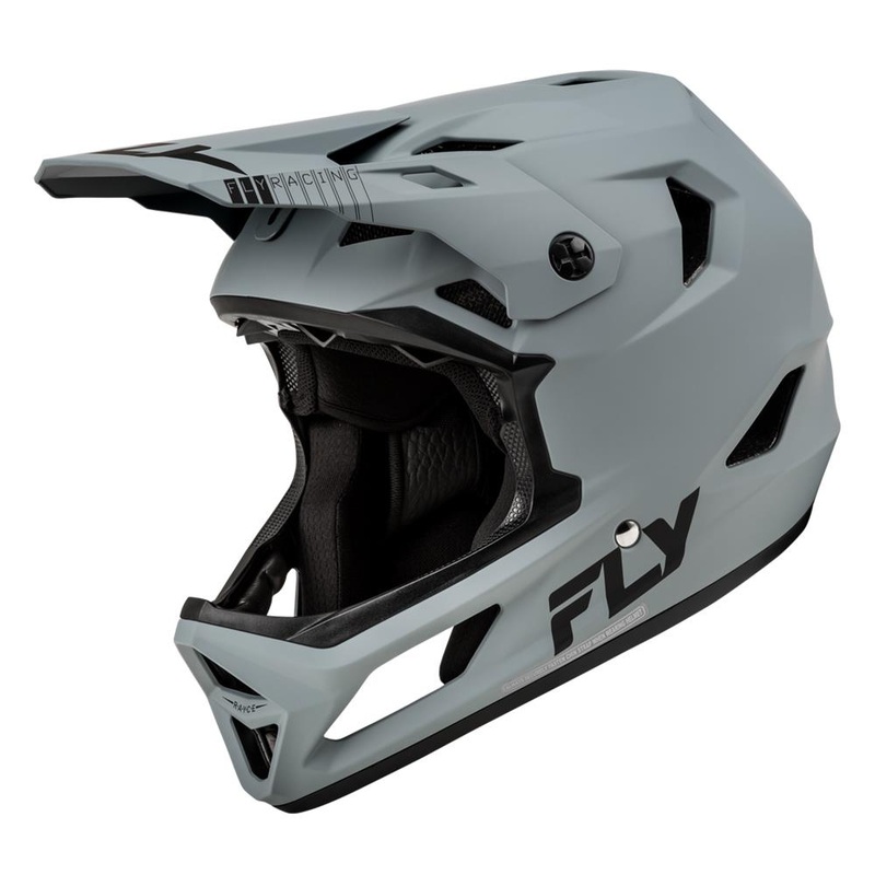 Fly Racing Rayce Solid Helmet – Matte Grey