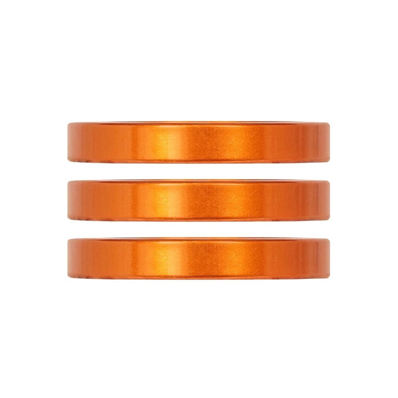 Industry Nine iRiX Headset Spacer 1-1/8 Height: 5mm Aluminum Orange 3pcs