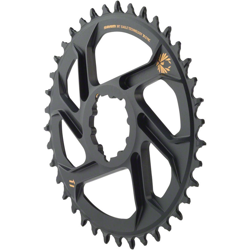 SRAM X-Sync 2 Eagle Direct Mount Chainring 32T 6mm Offset with Gold Logo