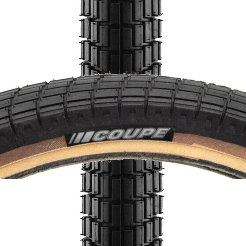 20×2.10 Kenda Coupe BMX tire – 100psi – Black w/ skinwall