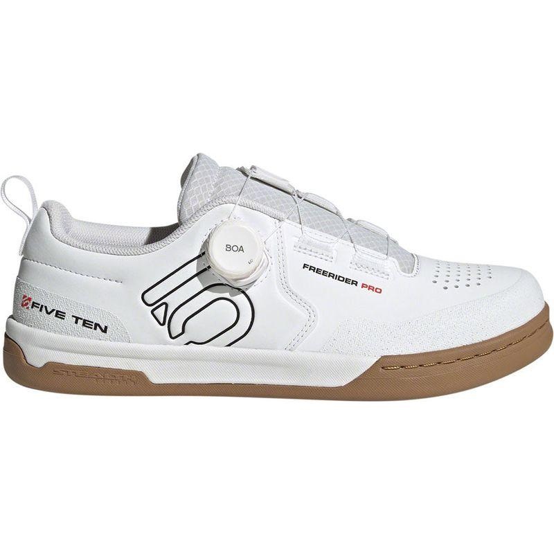 Five Ten Freerider Pro BOA Flat Shoes – Men’s FTWR White/Core Black/Red 12