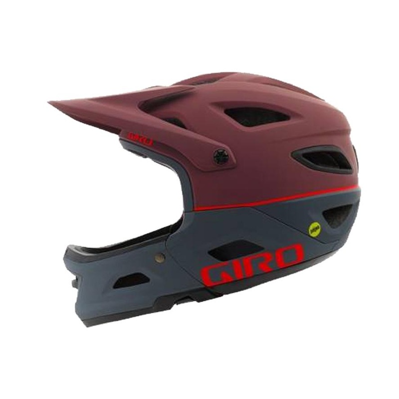 Giro Switchblade MIPS Full Face Helmet – Matt Dark Slate-Maroon