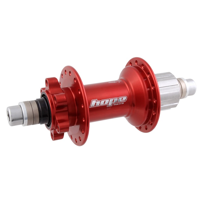 Hope Pro4 Singlespeed Disc R B-O Hub 135x32h – Red