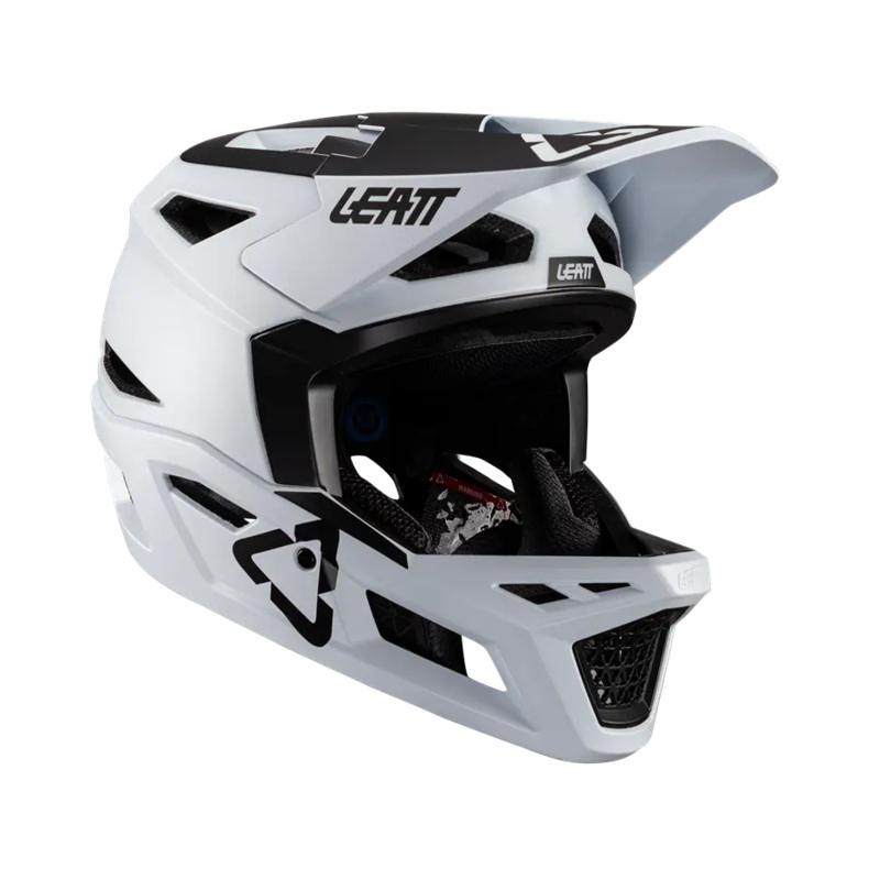 Leatt MTB Gravity 4.0 Full Face Helmet – White – 2024
