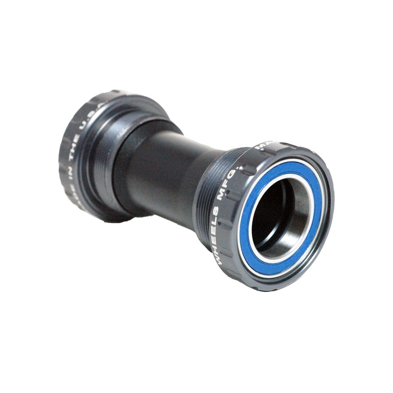 Wheels Manufacturing BSA Bottom Bracket – Shimano Road ABEC-3 Bearings Gray Cups