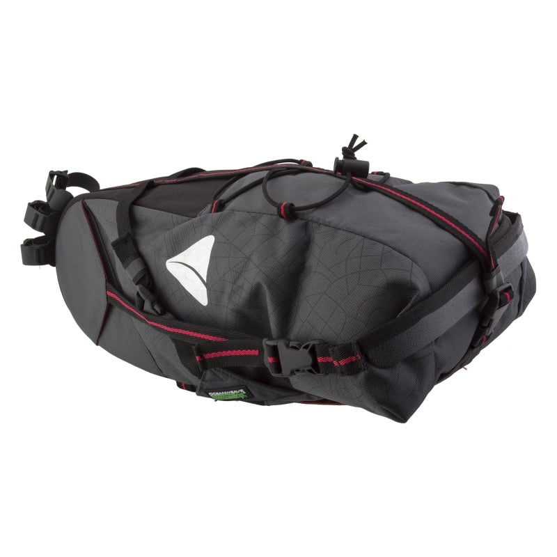 Axiom Seymour Oceanweave 13+ Seatpack Bag Velcro Straps 18.1x 8.3×6.7 811 c.i. Black