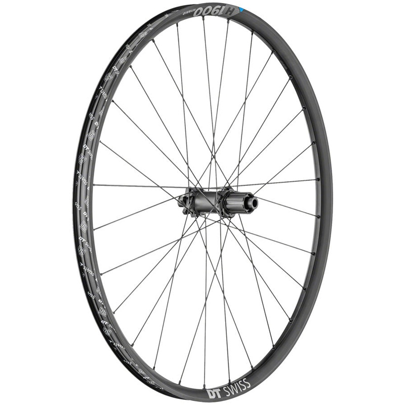 DT Swiss H 1900 Spline 30 Rear Wheel – 29″, 12 x 148mm, 6-Bolt, HG 11, Black