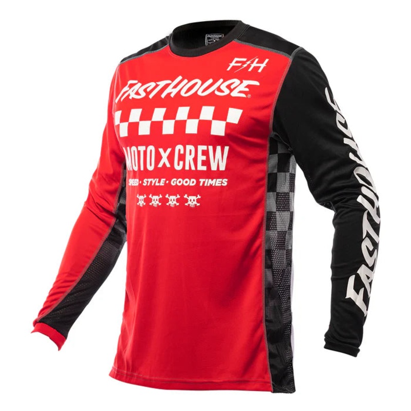 Fasthouse Grindhouse Alpha Jersey – Youth – Red-Black