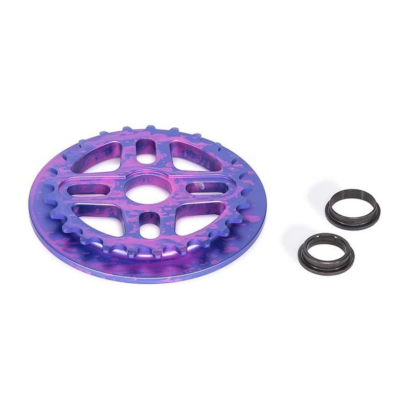 Salt Plus, Orion Guard, Chainring, Teeth: 25, 6061-T6 Aluminum, Purple