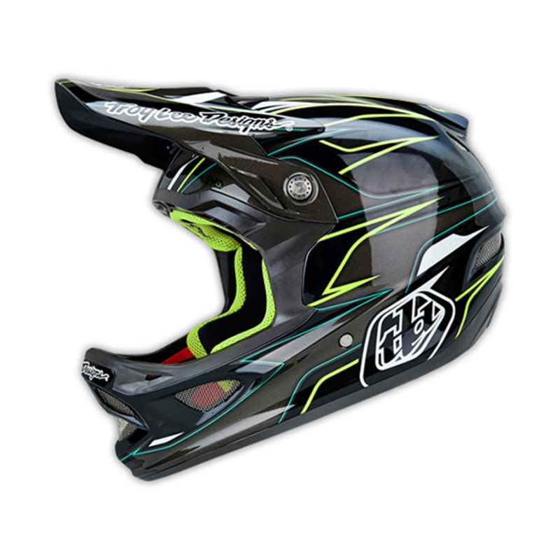 Troy Lee 2015 D3 Carbon Helmet-Evo Gray