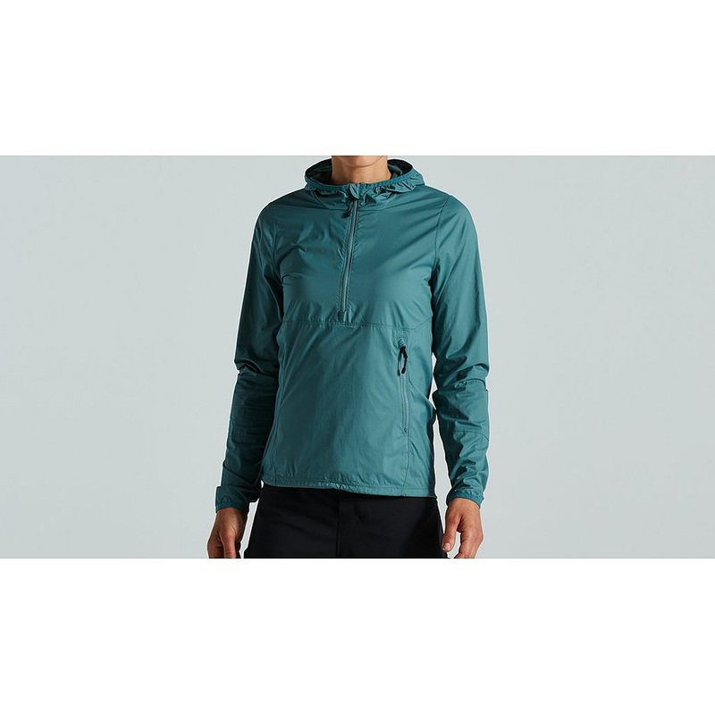 2021 SPECIALIZED TRAIL-SERIES WIND JACKET WOMENS – X-LARGE, DUSTY TURQUOISE