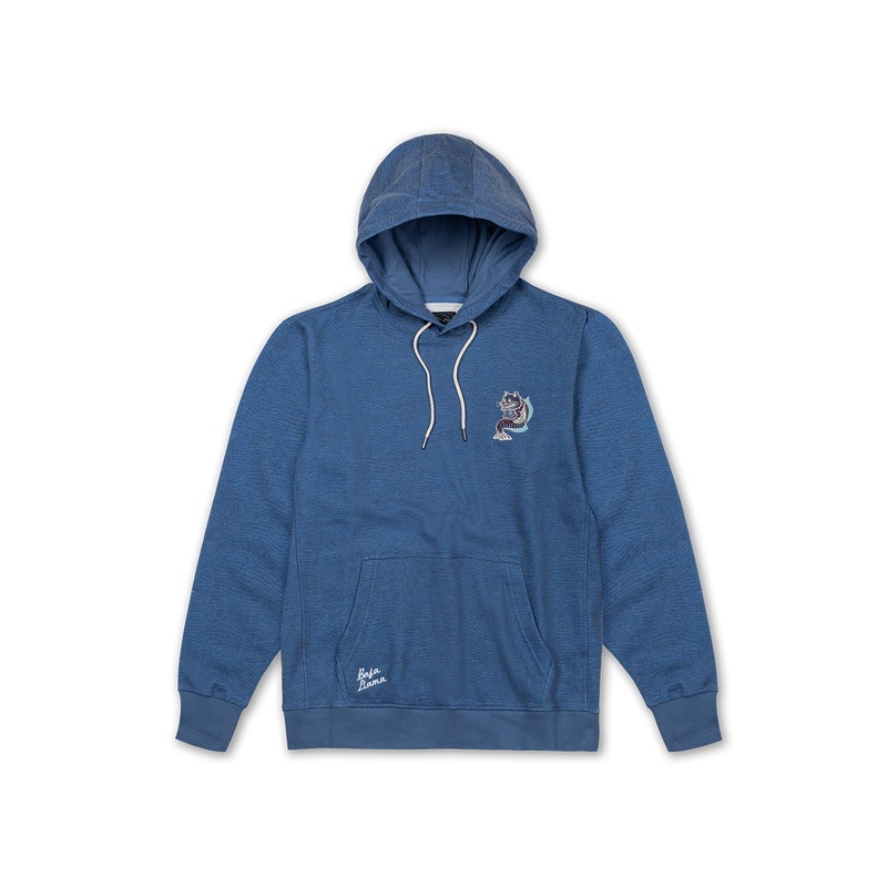 CATFISHED ORGANIC COTTON HOODIE – BLUE