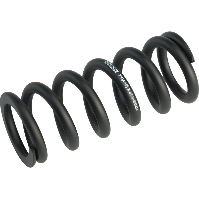 RockShox Metric Coil Spring – Length 134mm, Travel 47.5-55mm, 450 lbs, Black