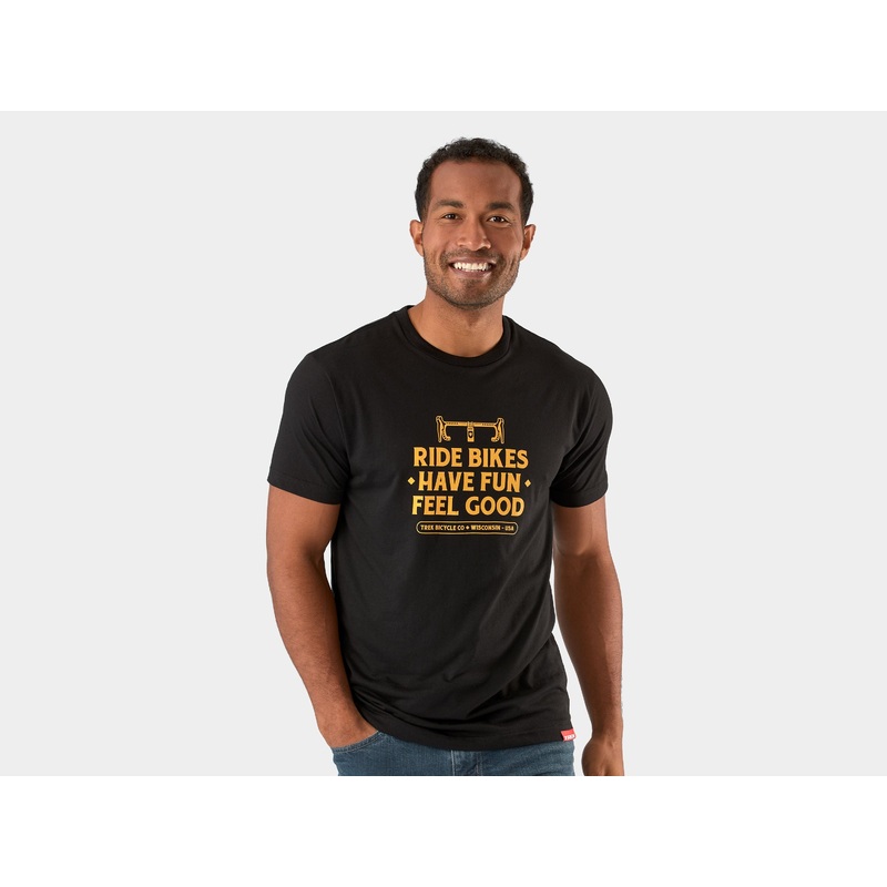Shirt Trek Feel Good Tee Small Black