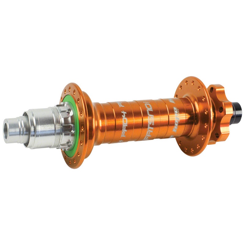 Fatsno Pro 4 Rear Hub – 12 x 197mm 6-Bolt XD Orange 32H