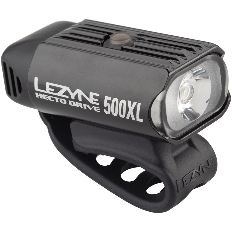 Lezyne Hecto Drive 500XL Headlight: Gloss Black