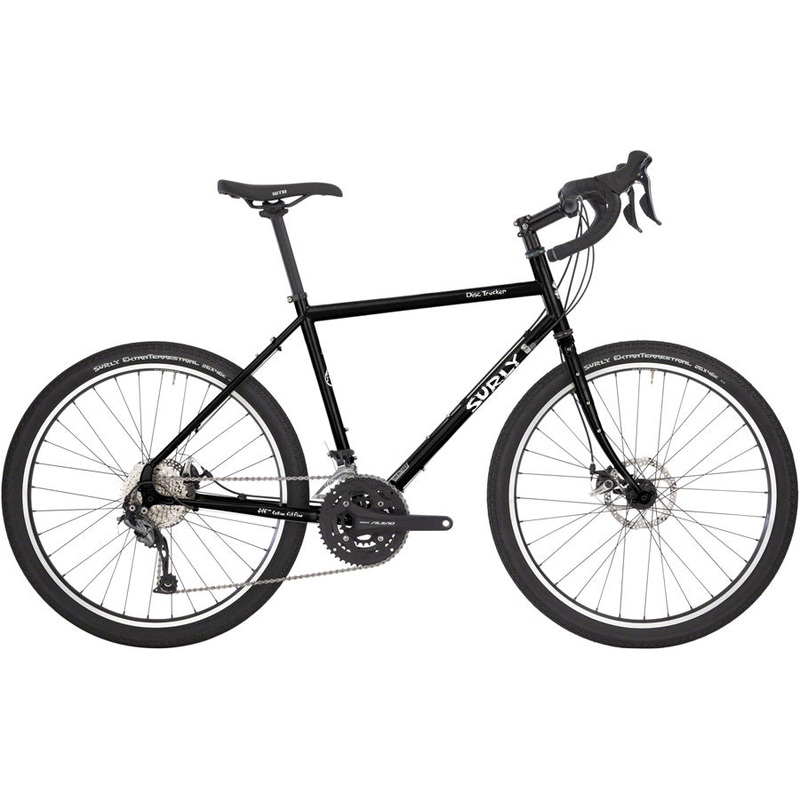 Surly Disc Trucker Bike – 26″ Steel Hi-Viz Black 52cm