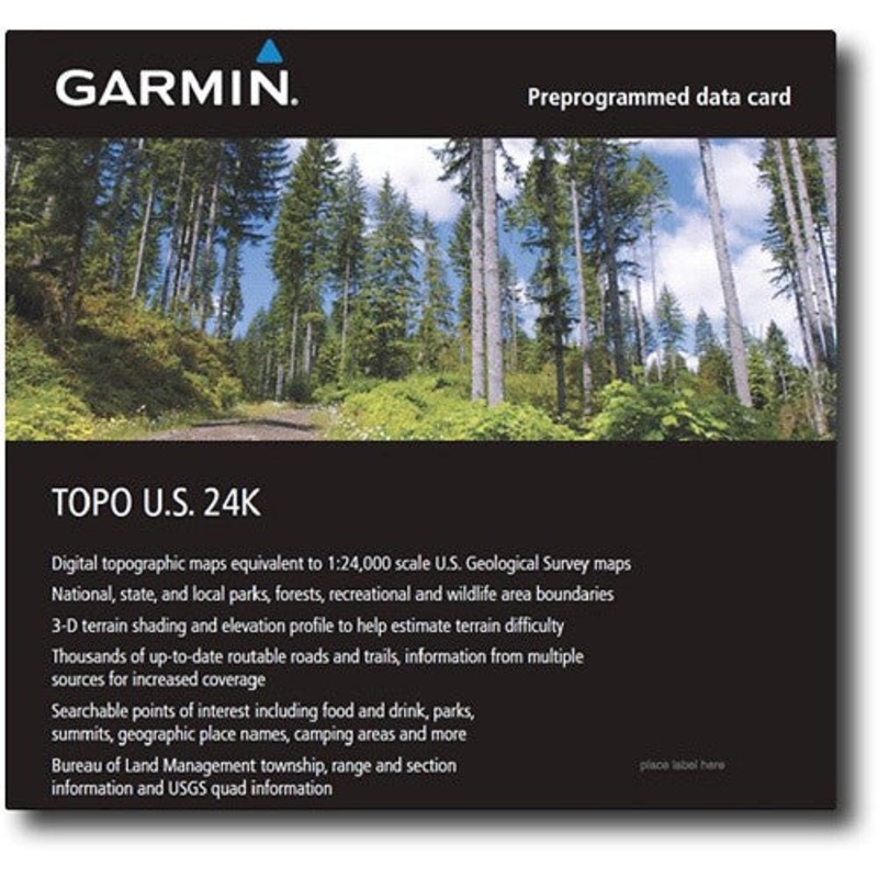 TOPO Maps for CA/NV (microSD/SD Card)
