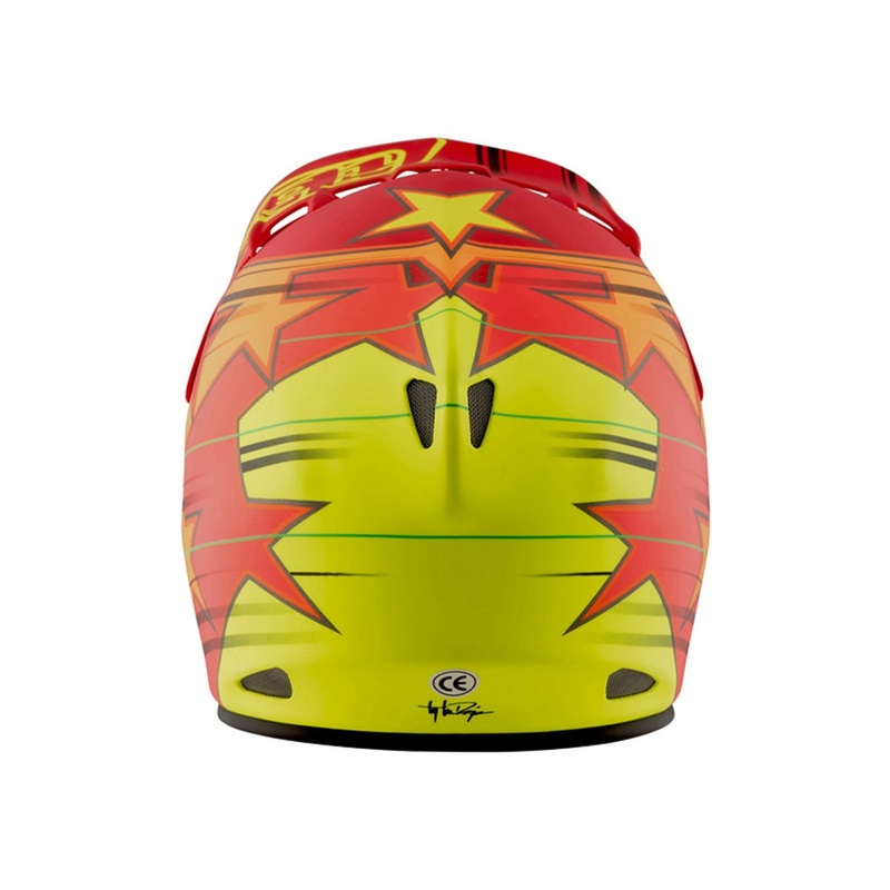 Troy Lee Designs D2 Fusion Full Face Helmet – Red