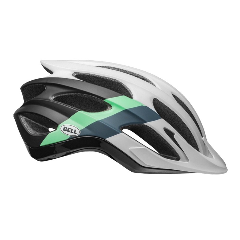 Bell Drifter MIPS MTB Helmet – Matt Gloss Slate-Dark Gray-White-Mint – 2019