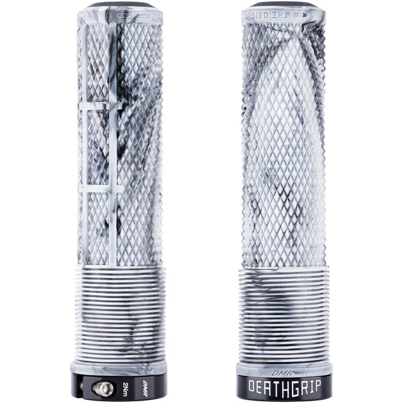 DMR DeathGrip 2 Flangeless Grips – Thin Lock-On Snow Camo
