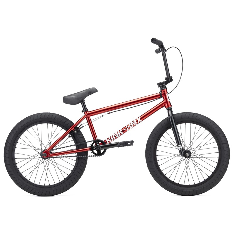 Kink Launch 20″ Complete BMX Bike – 20.25″TT – Mirror Red