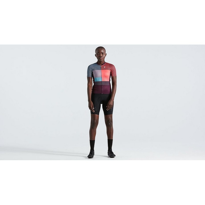 Specialized sl+ logo stripe jersey ss wmn vivid coral m