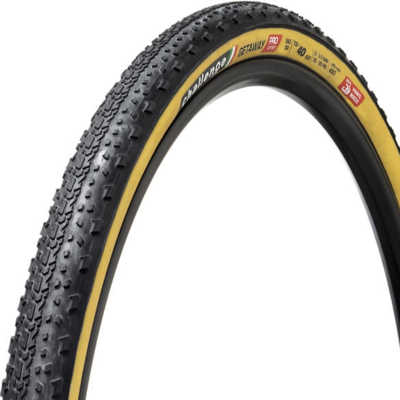 Challenge Getaway Pro 700c Folding Gravel Tire – Black-Tan