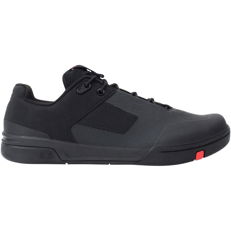 Crank Brothers Stamp Lace Mens Flat Shoe – Black/Red/Black Size 10