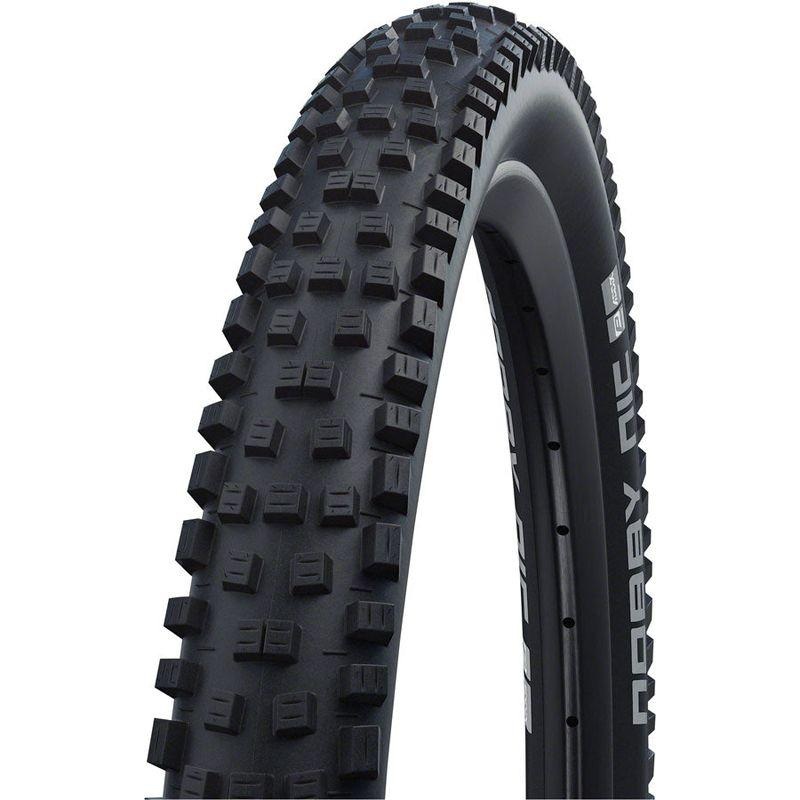 Schwalbe Nobby Nic Tire – 27.5 x 2.8 Tubeless Folding Black Performance Line RaceGuard Addix Double Defense