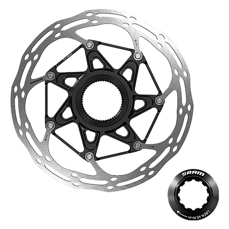SRAM CenterLine X Disc Brake Rotor – 160mm Center Lock 1.85mm Includes Internal Tooled Lockring