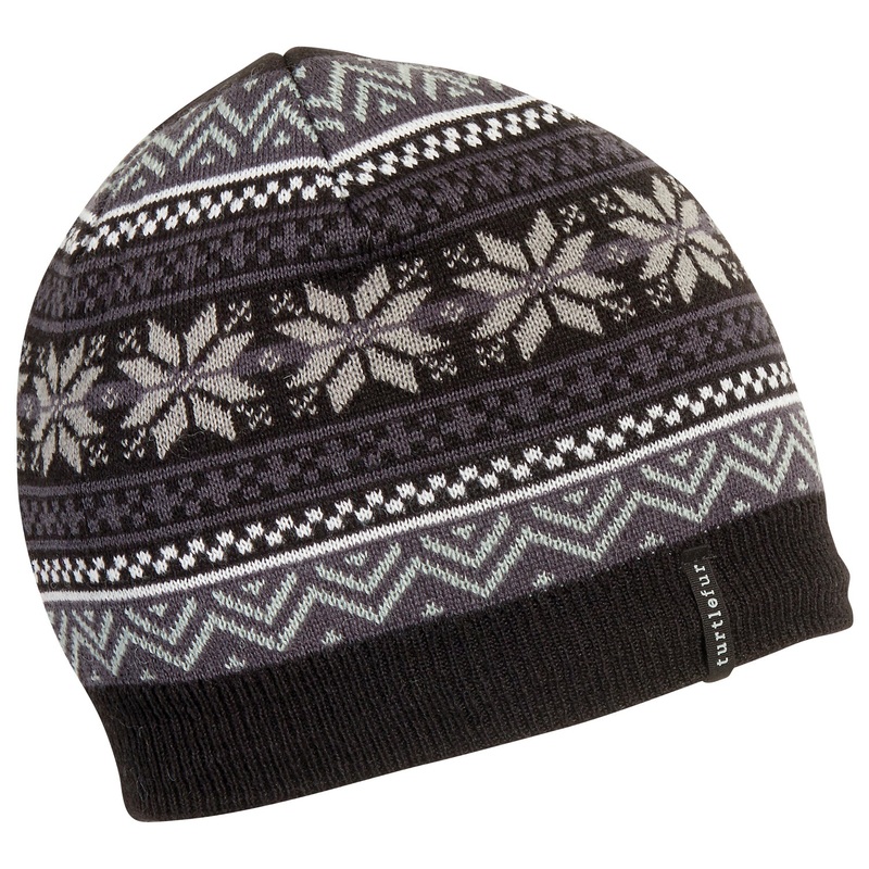 Stay Warm in Style with Turtle Fur Merino Wool Nuka Black Beanie