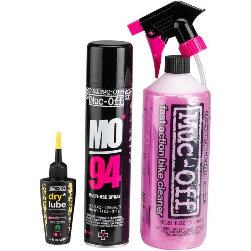 Bike Care Kit: Wash Protect and Lube with Dry Conditions Chain Oil