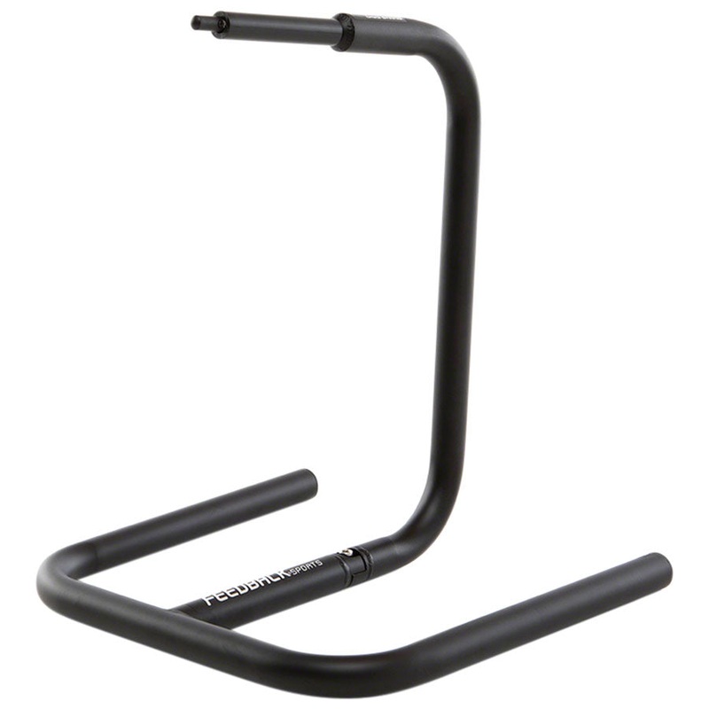 Feedback Sports Scorpion Display Stand – 1-Bike, 13-20mm Hollow Bottom Bracket Mount, Black