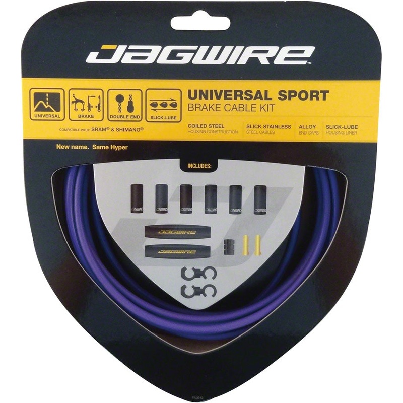 Jagwire Universal Sport Brake Cable Kit – Purple