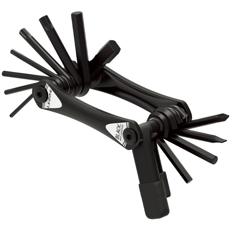 Lezyne Rap Ii – 13 Tubeless Multi Tool – 13 Bits, Tubeless Plug Kit, Black
