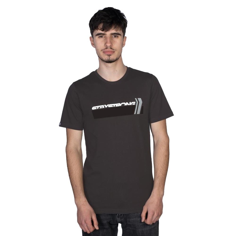 Stay Strong Big Chev T-Shirt – Charcoal