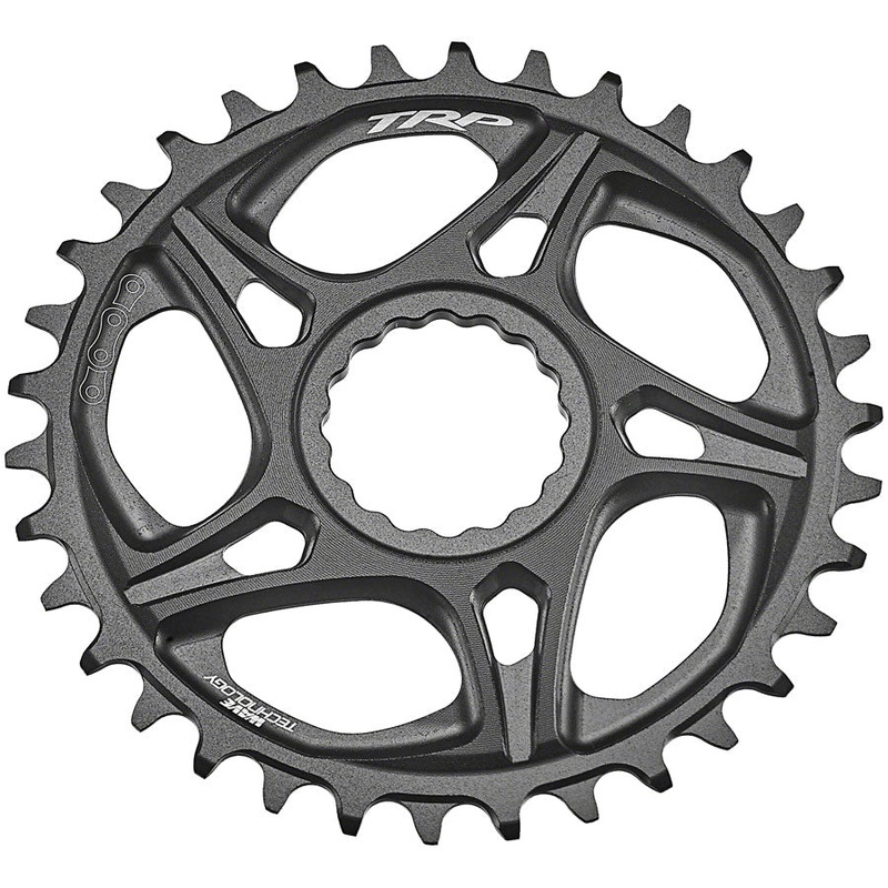 TRP CR-M8070 Boost Direct Mount Chainring – 34t 7-Speed DH CINCH Mount 6mm Offset 7075-T6 Aluminum Sandblasted BLK