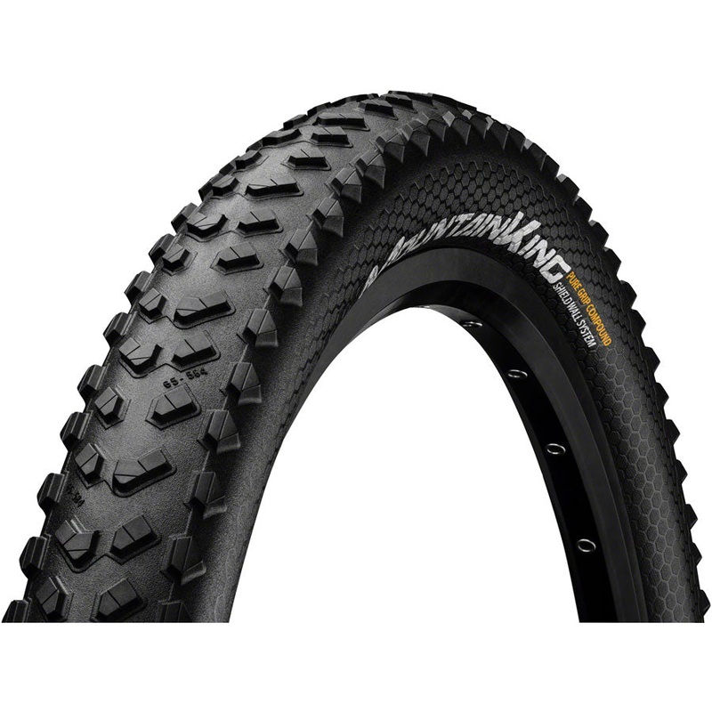 Continental Mountain King Tire – 27.5 x 2.30 Tubeless Folding BLK PureGrip ShieldWall System E25